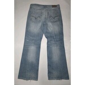 Cody James Jeans Mens 32x30 Blue Bozeman Wash Wyatt Slim Boot Cut Stretch READ